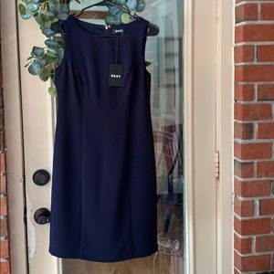 NWT DKNY Sleeveless Navy Dress